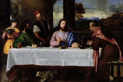 The Supper at Emmaus, c.1535 by Tiziano Vecelli